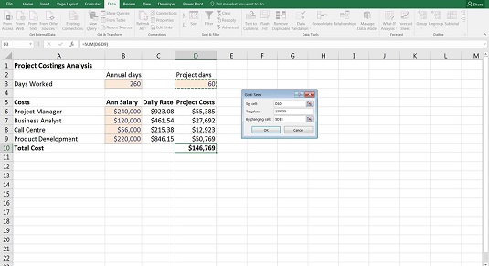 Project finance modeling in excel